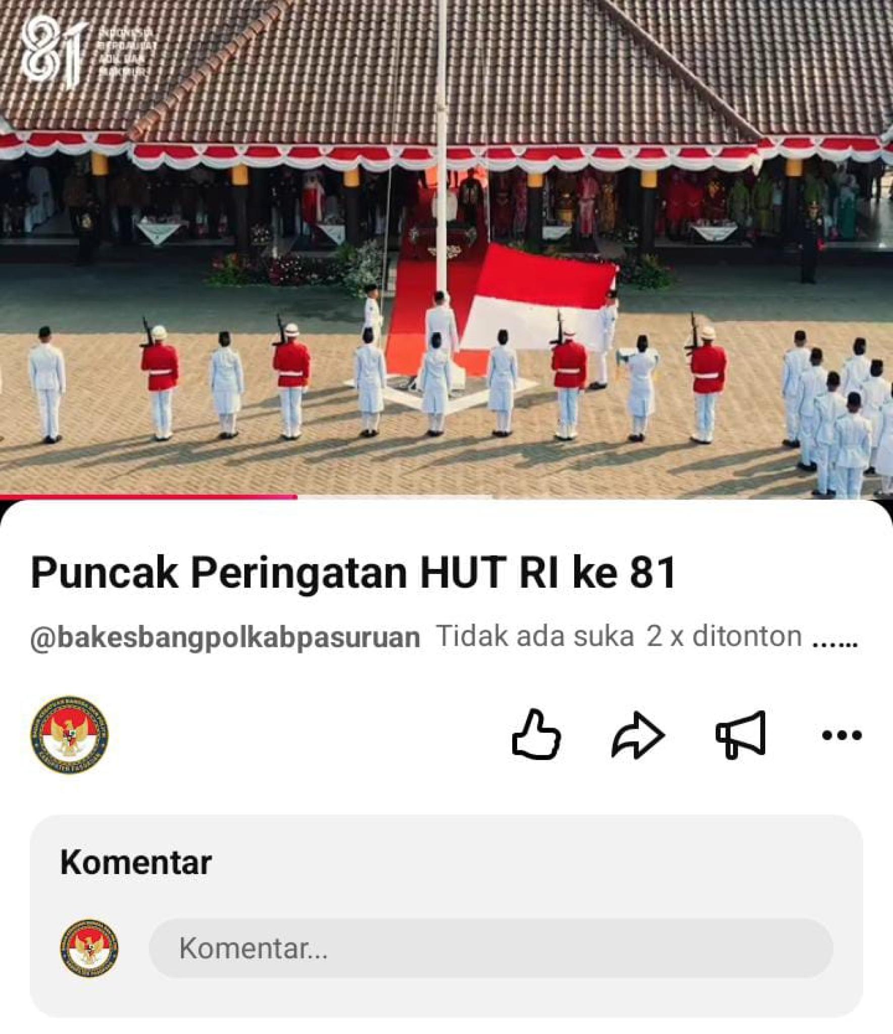 Upacara Detik-Detik Proklamasi